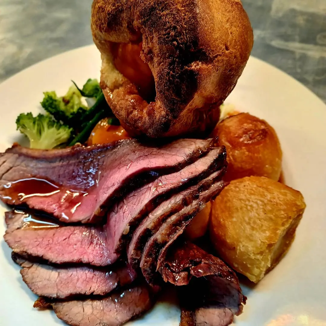 Another great Sunday Roast Beef with a crazy Minion Yorkie Pud!