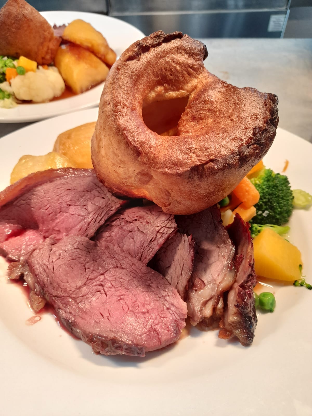 The Fox Inn Souldern - Roast Beef and Yorkshire Pudding
